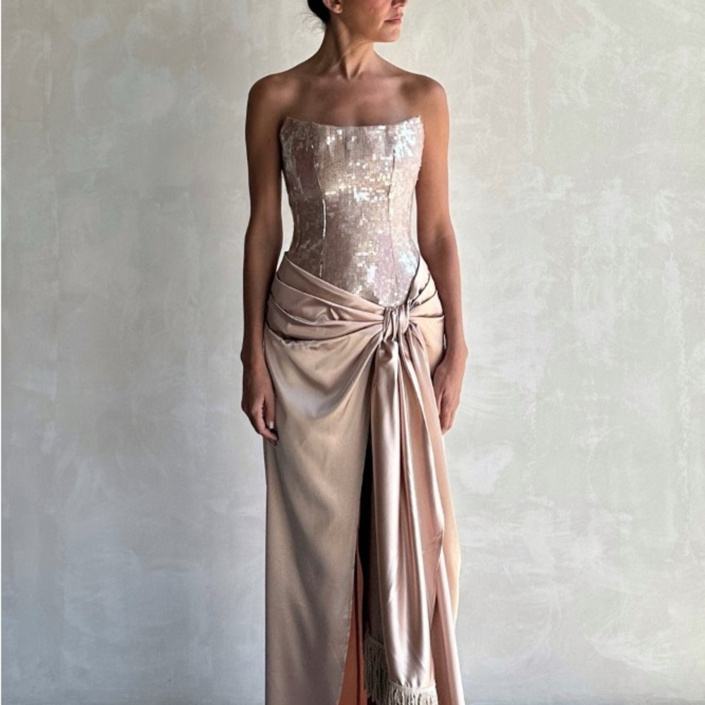 Bronx and Banco Gina gown bustier Maxi Dress in size XS - Picture 8 of 8